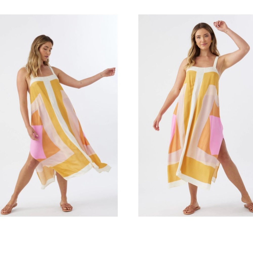 O’Neill Miranda Midi Cover-Up Beach Dress Sz S